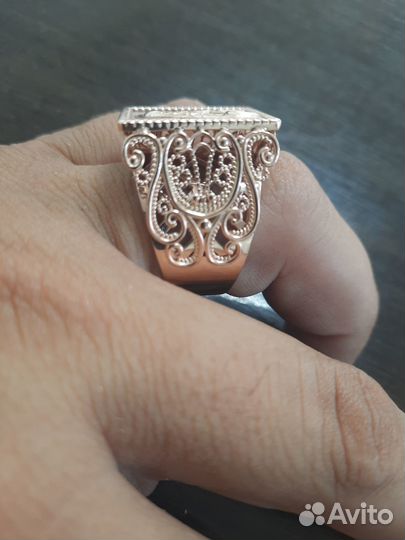 Мужская золотая печатка