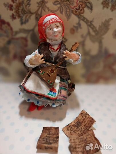 Игрушка на ёлку Баба Яга