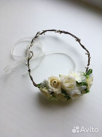 Цветочный венок на голову для малышей