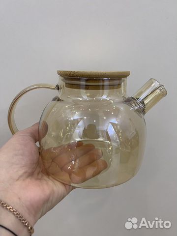 Заварочный чайник перламутровый 800 мл новые
