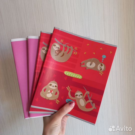 Тетради школьные в линейку 48/96 л. 4 шт