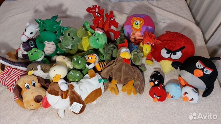 Мягкие игрушки разные