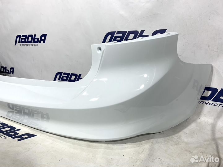 Бампер Ford Focus 3(11-15) задний хэтчбек Белый Fr