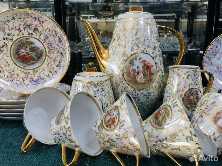 Сервиз Мадонна на 6 персон позолота