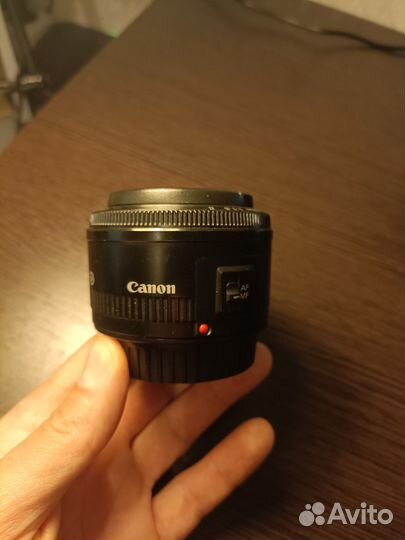 Объектив Canon ef 50mm f 1.8 II