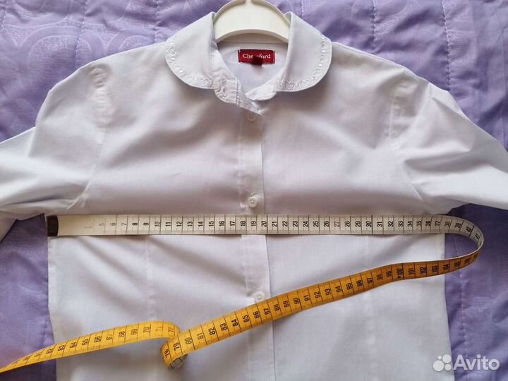 Школьная блузка для девочки 128-134.Школьная форма