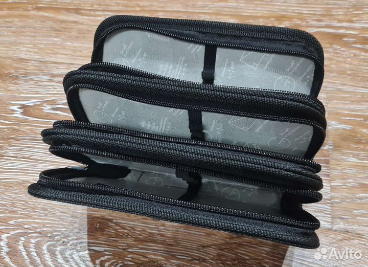 Пенал новый тройной