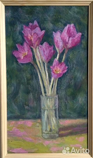 Картины маслом цветы