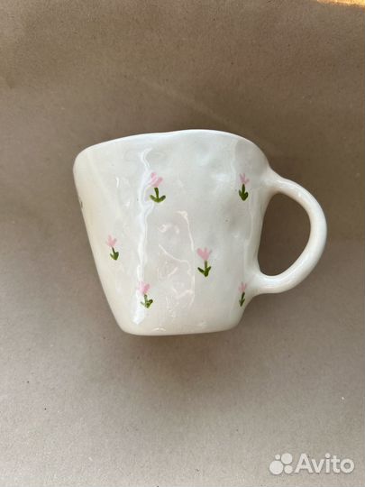 Кружка керамическая ручная работа