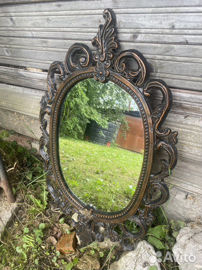 Зеркало старинное в раме