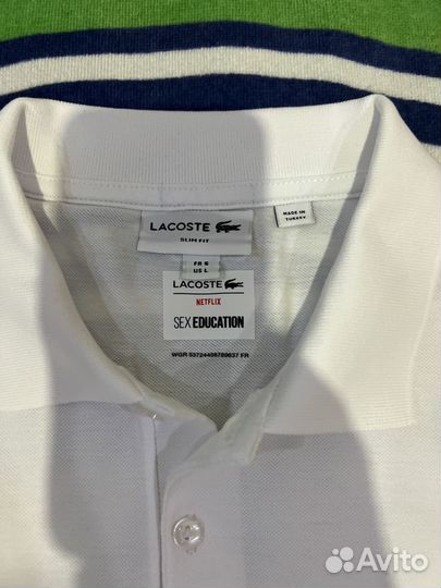 Поло Lacoste x Netflix новое