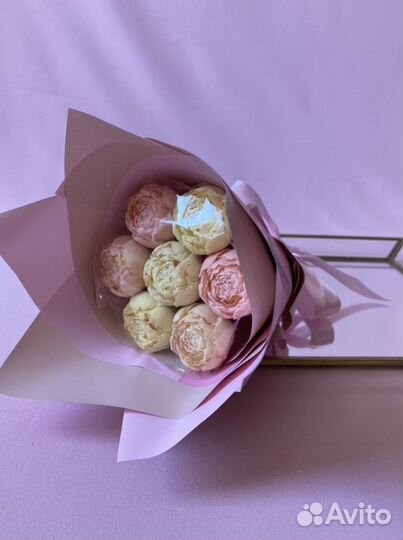 Шоколадные пионы