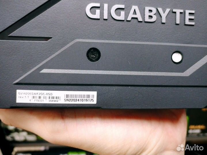 Видеокарта Gigabyte RTX 2060 Super 8 Gb OC