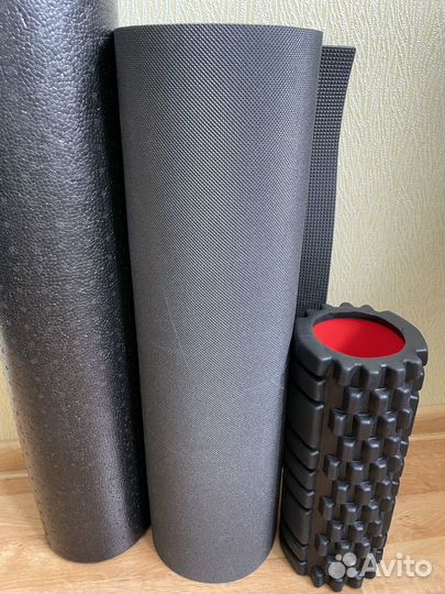 Массажные валик ролик и каремат