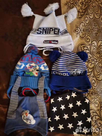 Шапки детские для мальчиков