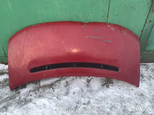 Капот vw Transporter T4 коссая морда