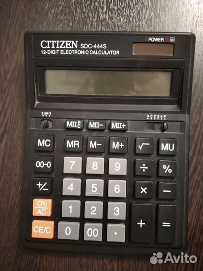 Калькулятор Citizen sdc-444s