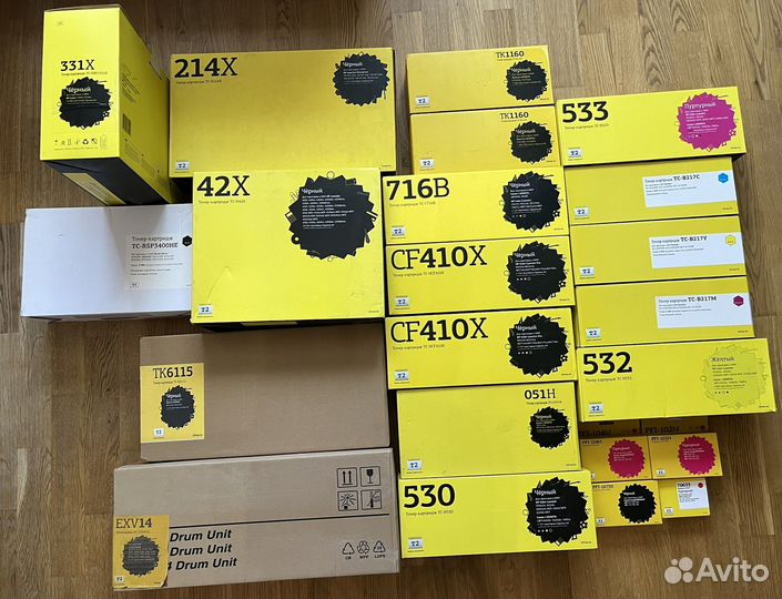 Новые лазерные картриджи T2