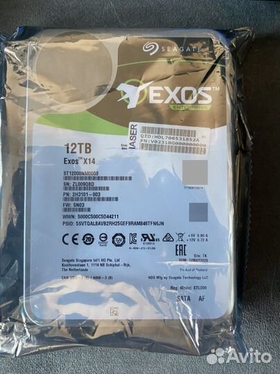 Жесткий диск seagate 12TB
