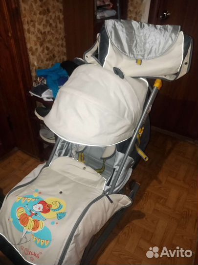 Санки коляска ника 7