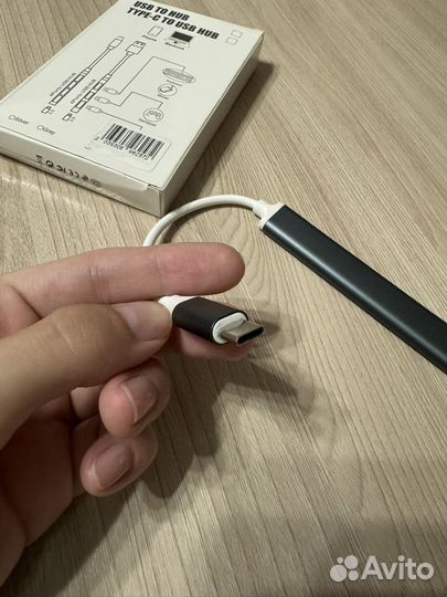 Usb разветвитель 4 в 1 type-c