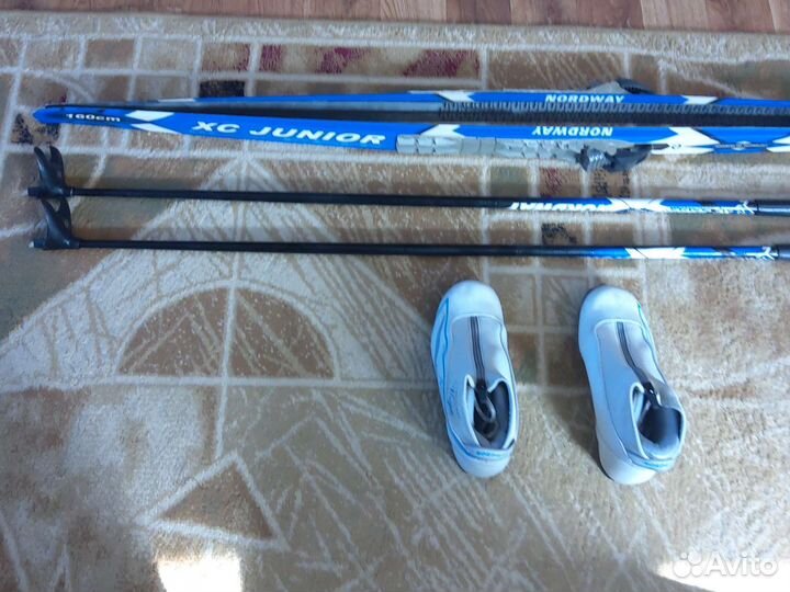 Лыжи беговые nordway с ботинками nordway