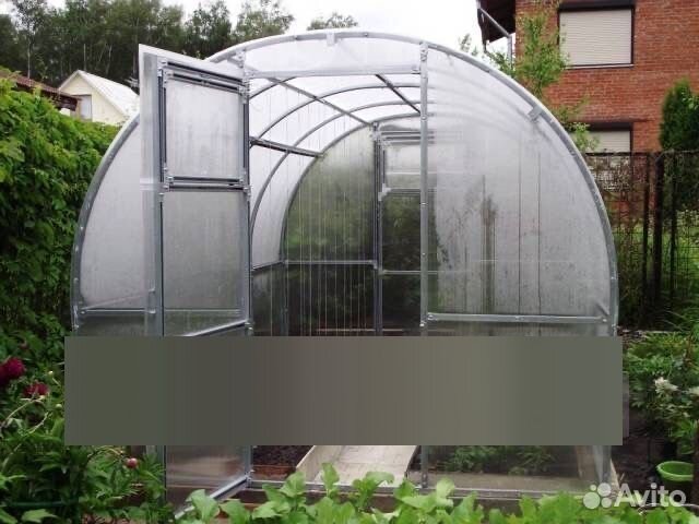 Теплица арочная из поликарбоната