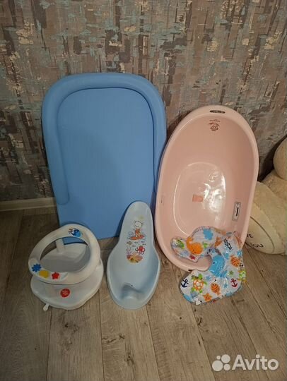 Ванночка для купания, пелинальная доска