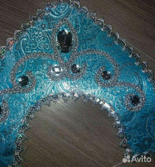 Костюм снегурочки взрослый б/у