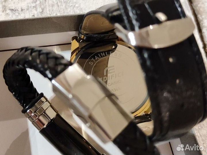 Часы casio подарочный набор