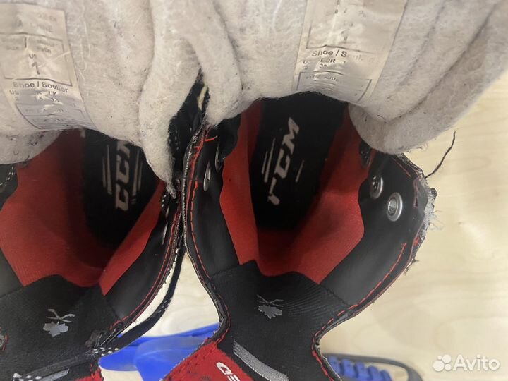 Коньки хоккейные ссм