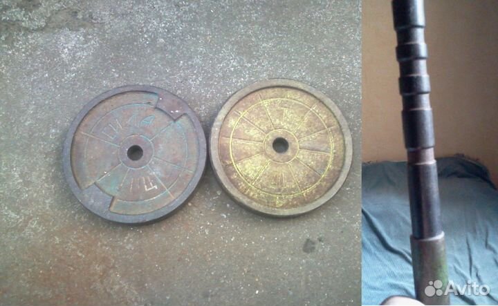 Штанга гриф блины