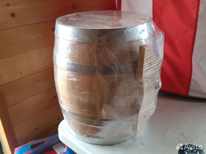 Бочка дубовая 20 л сильный обжиг