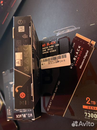 WD Black SN850X 2TB SSD накопитель