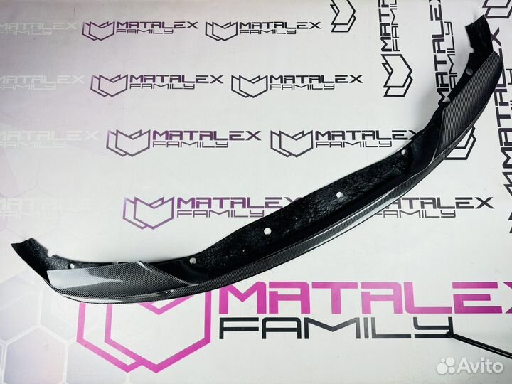Сплиттер BMW F10 M5 3D стиль карбон