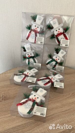 Елочные игрушки / Снеговик