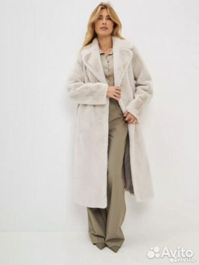 Шуба из экомеха женская LaWinter 42-44 под норку