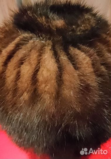 Шапка норковая женская