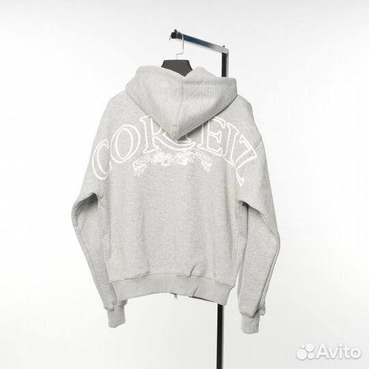 Зип худи corteiz grey