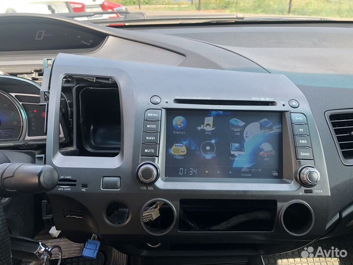 Сенсорная магнитола honda civic 4d