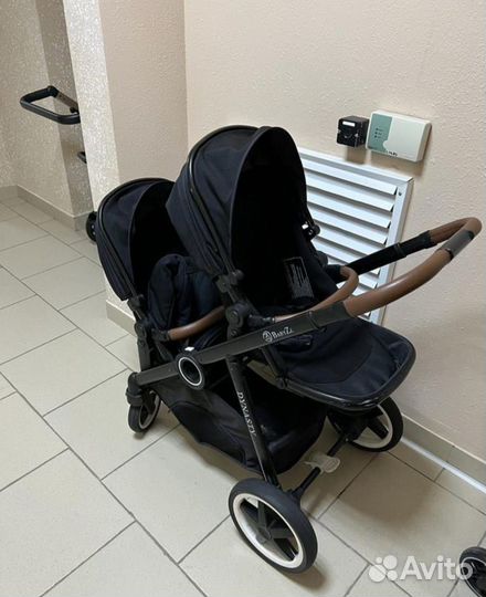 Прогулочная коляска для двойни бу