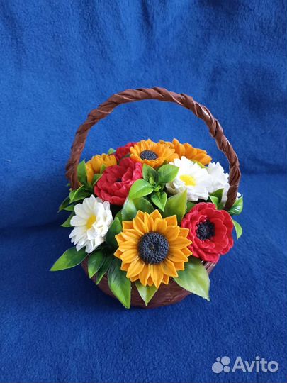 Букет цветов из мыла