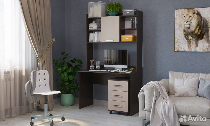 Стол компьютерный пкс-9 Венге / дуб белфорт