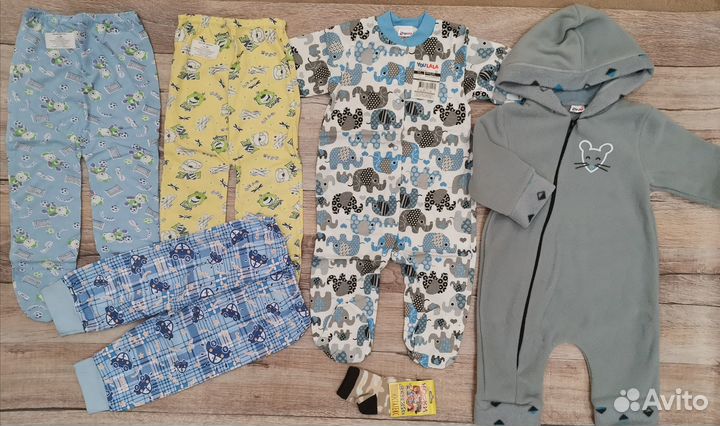 Пакет новых вещей на мальчика р 74-80