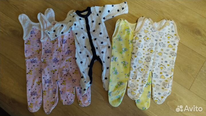 Детские вещи пакетом от 0 до 3 месяцев