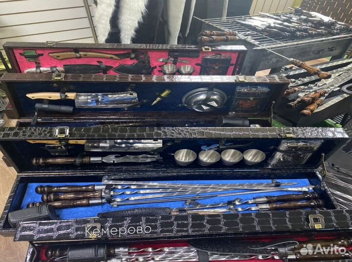 Подарочный набор для мужчины с шампурами