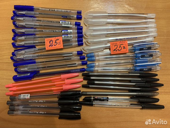 Ручки гелевые, маслянные, шариковые