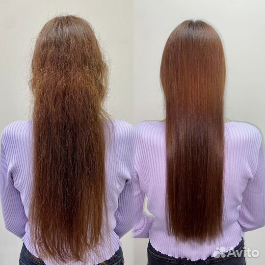 Кератиновое выпрямление