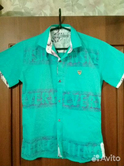 Детская рубашка на мальчика рост 140