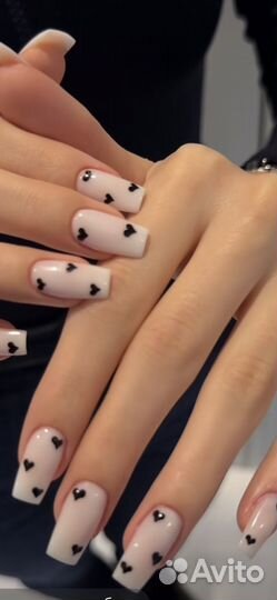 Модель на маникюр наращивание дизайин